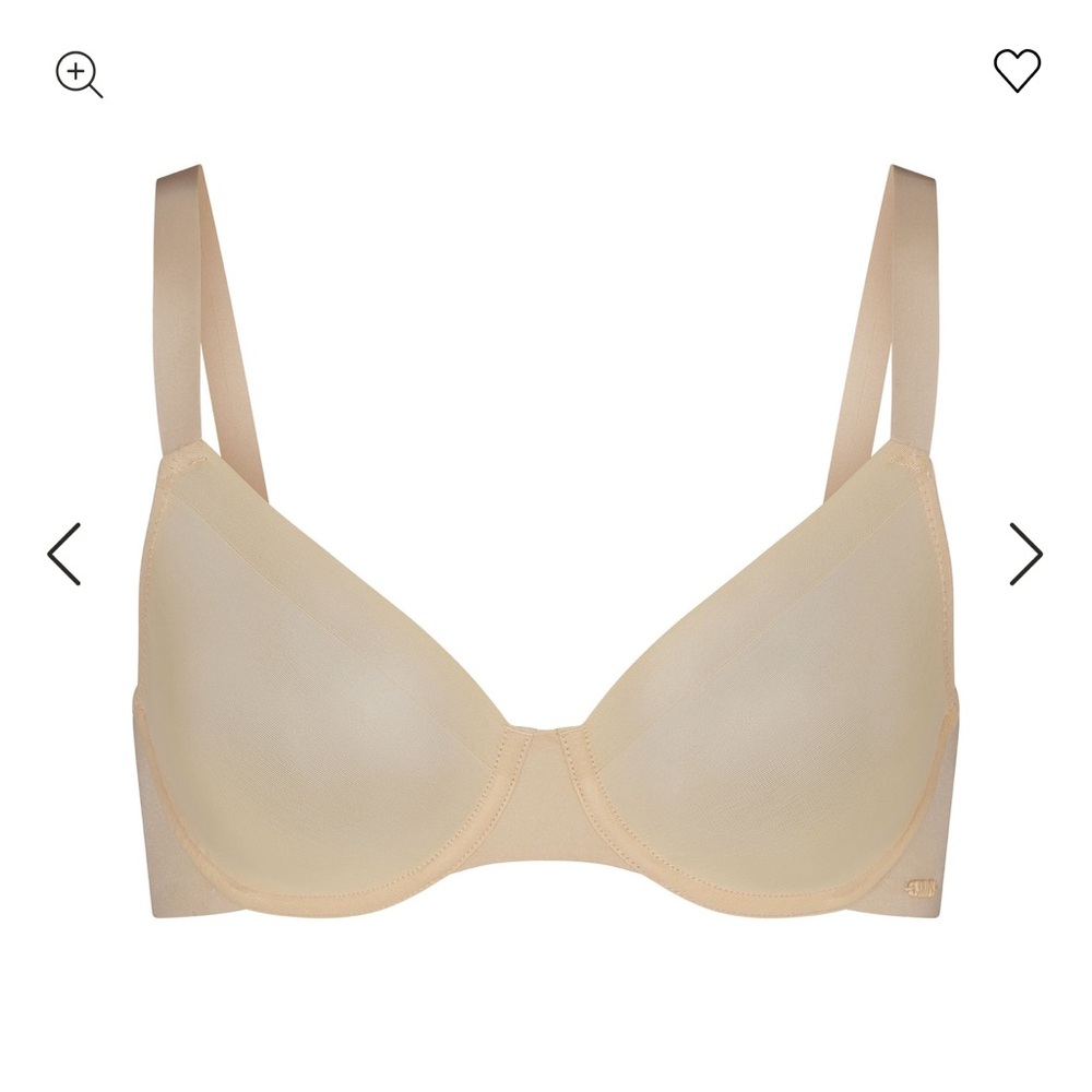 NWT NO SHOW UNLINED DEMI BRA